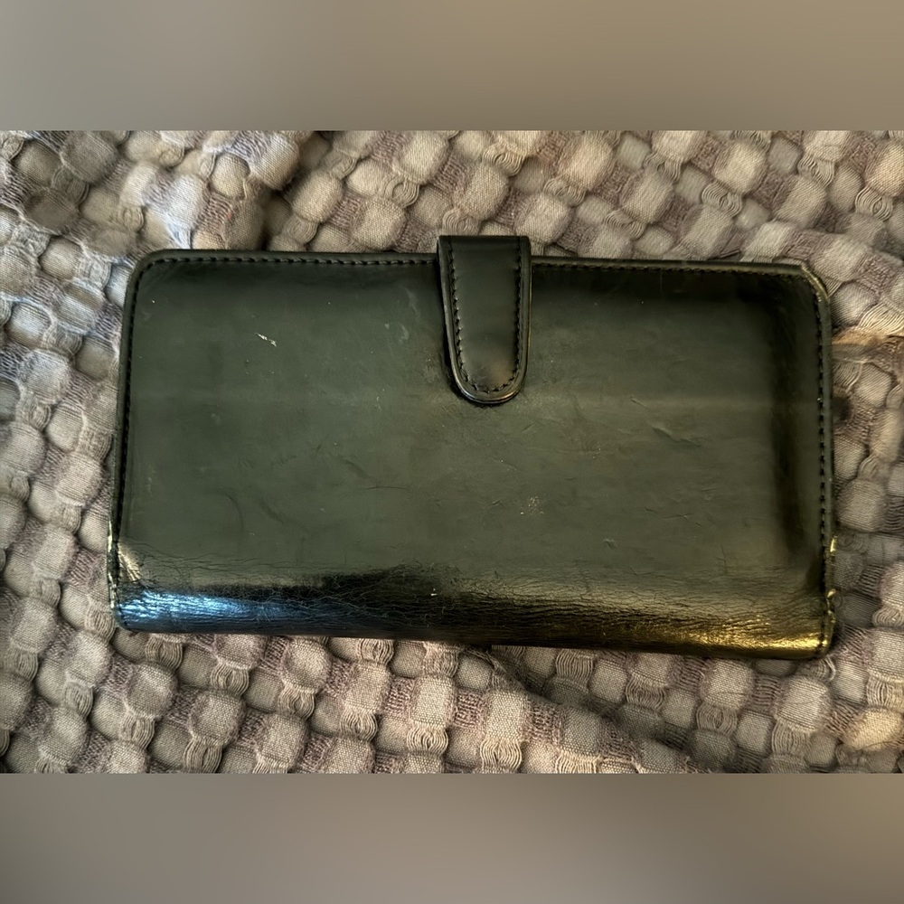 Coach patent leather wallet